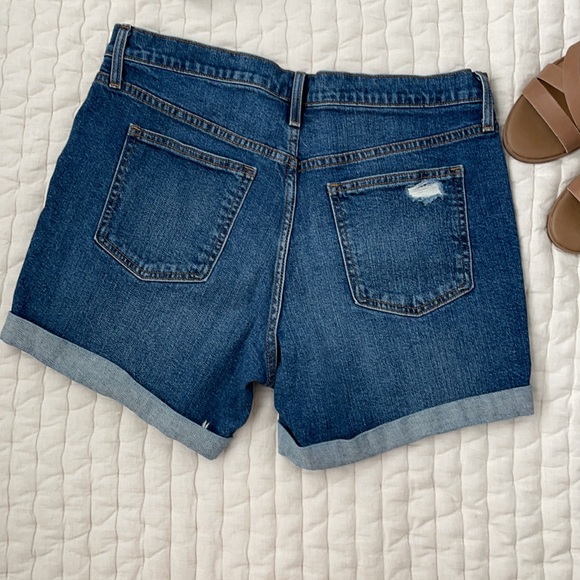 GAP Denim distressed high-waisted shorts - Picture 4 of 4